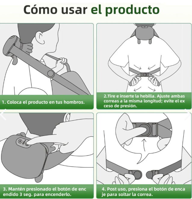Masajeador Eléctrico Con Dedos Portátil