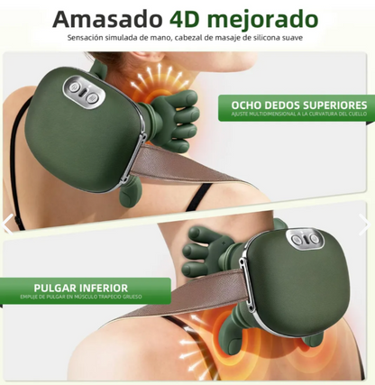 Masajeador Eléctrico Con Dedos Portátil