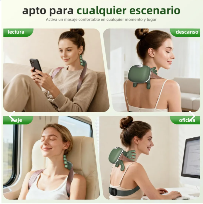 Masajeador Eléctrico Con Dedos Portátil