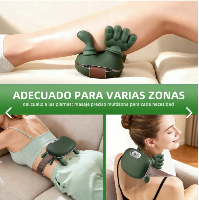 Masajeador Eléctrico Con Dedos Portátil